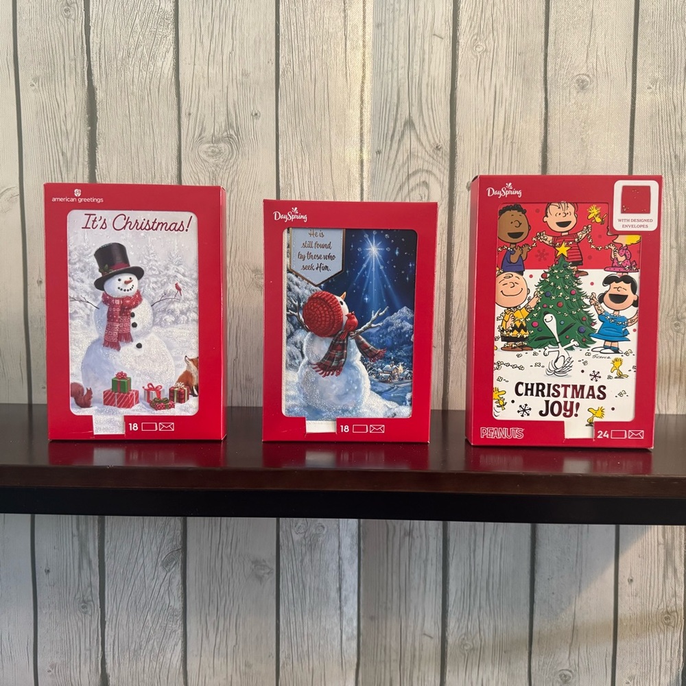 3 Set DaySpring Xmas Cards Total 60 ct **[01]